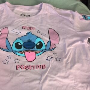 Stitch Stay Positive T-Shirt